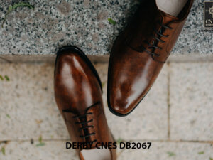 Giày tây nam mui hở Derby CNES DB2067 003