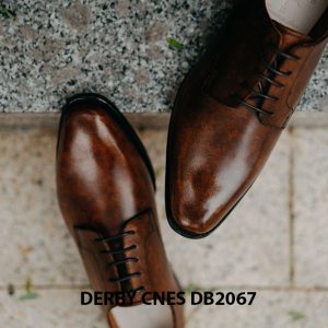 Giày tây nam mui hở Derby CNES DB2067 003