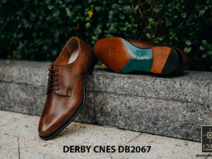 Giày tây nam mui hở Derby CNES DB2067 002