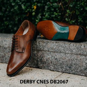 Giày tây nam mui hở Derby CNES DB2067 002