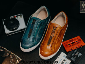 Giày tây nam có dây kéo sneaker Derby CNES DB2080 001
