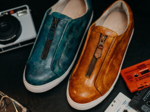 Giày tây nam có dây kéo sneaker Derby CNES DB2080 001