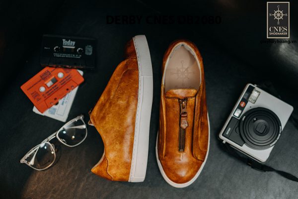 Giày tây nam có dây kéo sneaker Derby CNES DB2080 009
