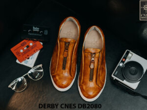 Giày tây nam có dây kéo sneaker Derby CNES DB2080 007