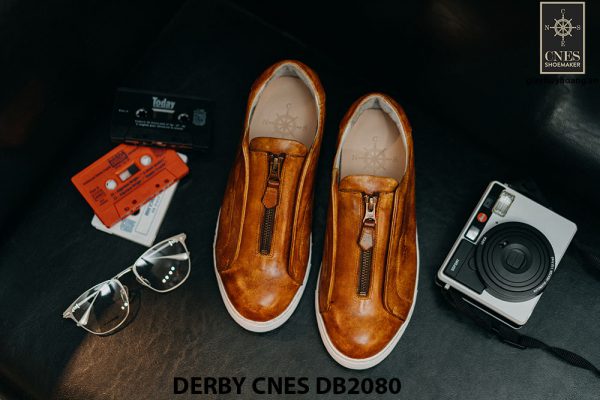 Giày tây nam có dây kéo sneaker Derby CNES DB2080 007