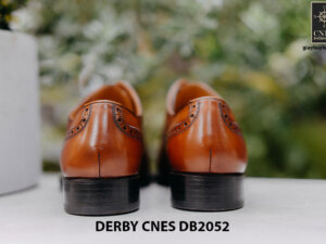 Giày da nam mũi vuông Captoe Derby CNES DB2052 004