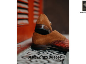 Giày tây nam da đan Derby CNES DB2059 005