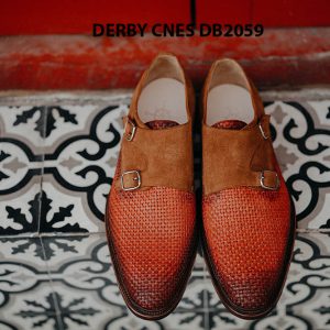 Giày tây nam da đan Derby CNES DB2059 001
