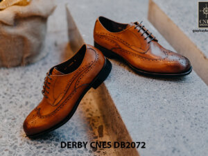 Giày da nam Derby Wingtip CNES DB2072 005