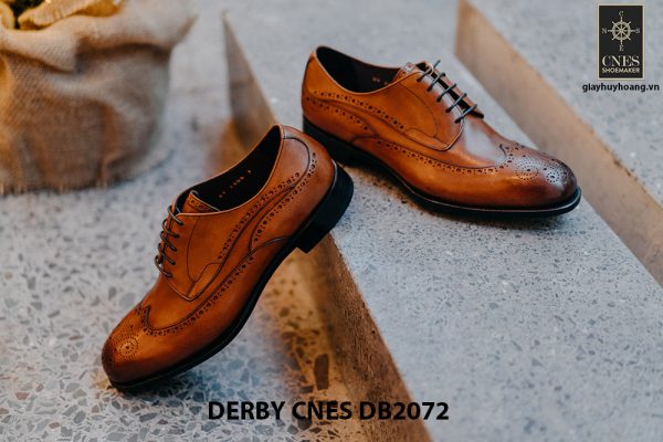 Giày da nam Derby Wingtip CNES DB2072 005