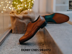 Giày da nam Derby Wingtip CNES DB2072 004
