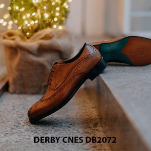 Giày da nam Derby Wingtip CNES DB2072 004
