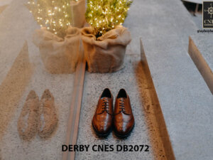 Giày da nam Derby Wingtip CNES DB2072 003