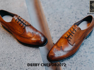 Giày da nam Derby Wingtip CNES DB2072 002