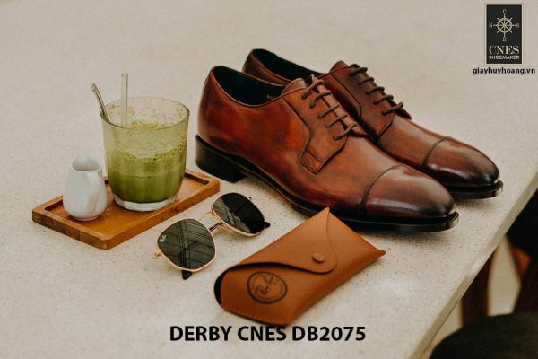 Giày tây nam mũi vuông Derby CNES DB2075 004