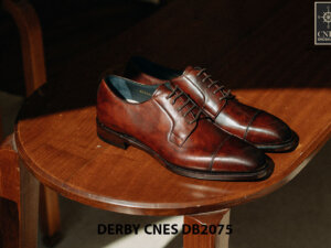 Giày tây nam mũi vuông Derby CNES DB2075 003
