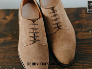 Giày da nam da lộn không nhăn Derby CNES DB2076 007
