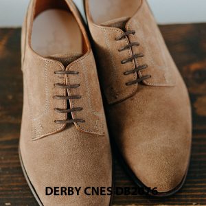 Giày da nam da lộn không nhăn Derby CNES DB2076 007