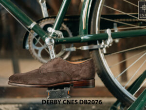 Giày da nam da lộn không nhăn Derby CNES DB2076 003