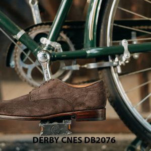 Giày da nam da lộn không nhăn Derby CNES DB2076 003