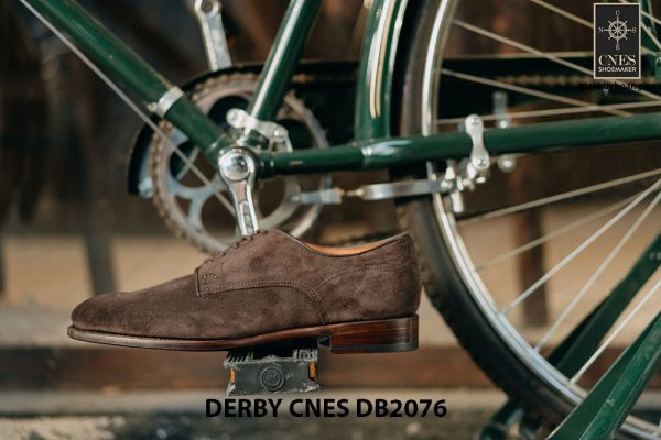 Giày da nam da lộn không nhăn Derby CNES DB2076 003