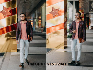 Giày tây nam thời trang Oxford CNES O2041 002