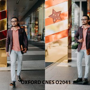 Giày tây nam thời trang Oxford CNES O2041 002