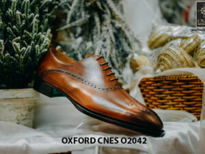 Giày tây nam chính hãng brogues Oxford CNES O2042 006