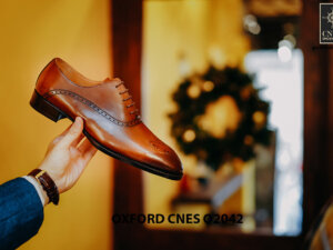 Giày tây nam chính hãng brogues Oxford CNES O2042 005
