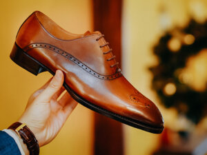 Giày tây nam chính hãng brogues Oxford CNES O2042 005