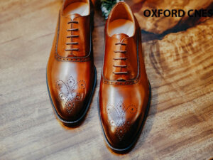 Giày tây nam chính hãng brogues Oxford CNES O2042 004