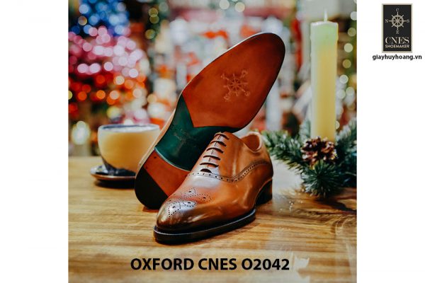 Giày tây nam chính hãng brogues Oxford CNES O2042 003