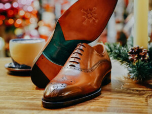 Giày tây nam chính hãng brogues Oxford CNES O2042 003