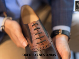 Giày tây nam thiết kế sáng tạo Oxford CNES O2045 003