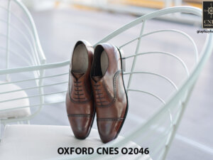 Giày da nam hàng hiệu Oxford CNES O2046 001