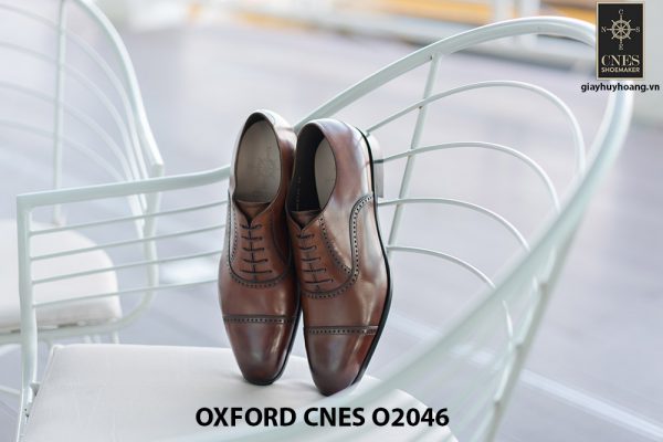 Giày da nam hàng hiệu Oxford CNES O2046 001
