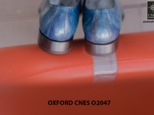 Giày tây nam da trơn đánh Patina Oxford CNES O2047 006