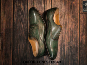 Giày tây nam hoạ tiết Wingtip Oxford CNES O2049 0011