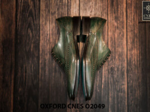 Giày tây nam hoạ tiết Wingtip Oxford CNES O2049 010