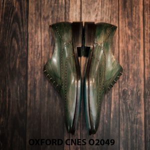 Giày tây nam hoạ tiết Wingtip Oxford CNES O2049 010