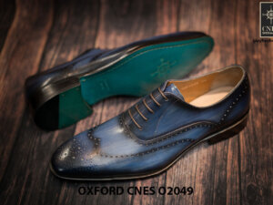 Giày tây nam hoạ tiết Wingtip Oxford CNES O2049 006
