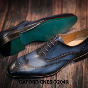 Giày tây nam hoạ tiết Wingtip Oxford CNES O2049 006