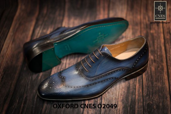 Giày tây nam hoạ tiết Wingtip Oxford CNES O2049 006