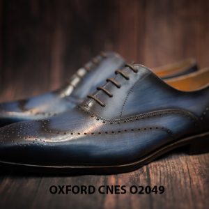 Giày tây nam hoạ tiết Wingtip Oxford CNES O2049 005