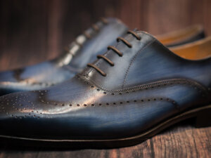 Giày tây nam hoạ tiết Wingtip Oxford CNES O2049 005