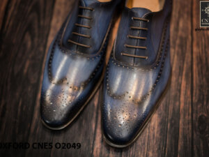 Giày tây nam hoạ tiết Wingtip Oxford CNES O2049 004