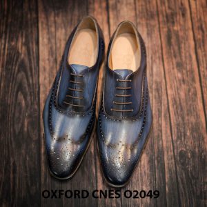 Giày tây nam hoạ tiết Wingtip Oxford CNES O2049 003