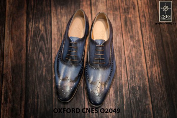 Giày tây nam hoạ tiết Wingtip Oxford CNES O2049 003