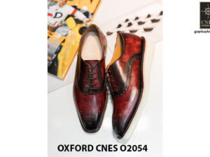 Giày da nam sắc màu núi lửa Oxford CNES O2054 004