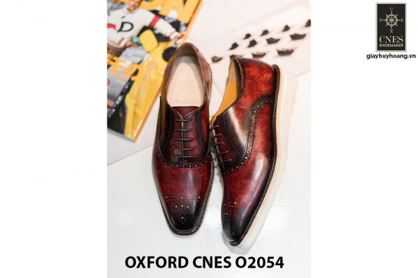Giày da nam sắc màu núi lửa Oxford CNES O2054 004